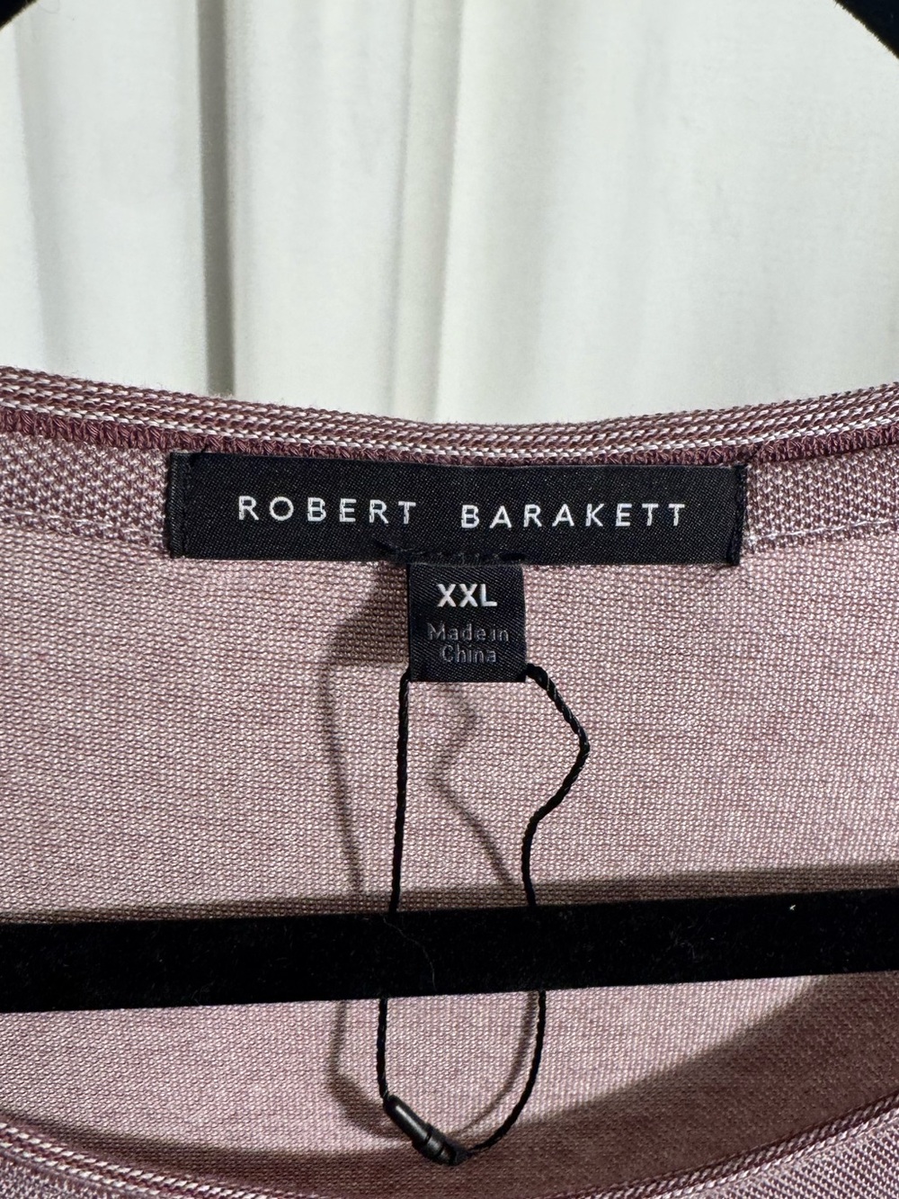 Robert Barakett Dusty Mauve Textured T-Shirt — image 6 of 7